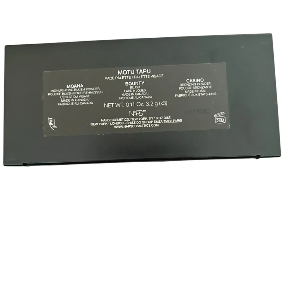 New in box NARS Motu Tapu Face Palette trio limited edition